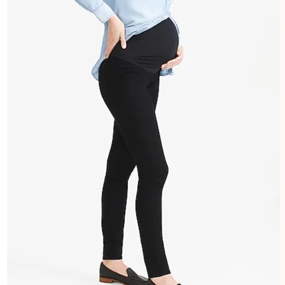 NWT J. Crew Factory Black maternity jean in signature stretch SZ 32 - Picture 2 of 5